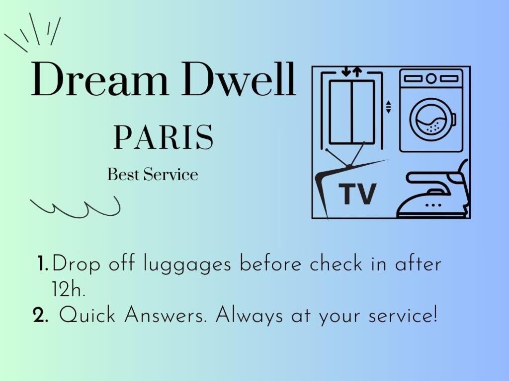 Dream Dwell Paris-Eiffel Tower Mirabeau Bridge Cozy Home In The 16Th District باريس المظهر الخارجي الصورة